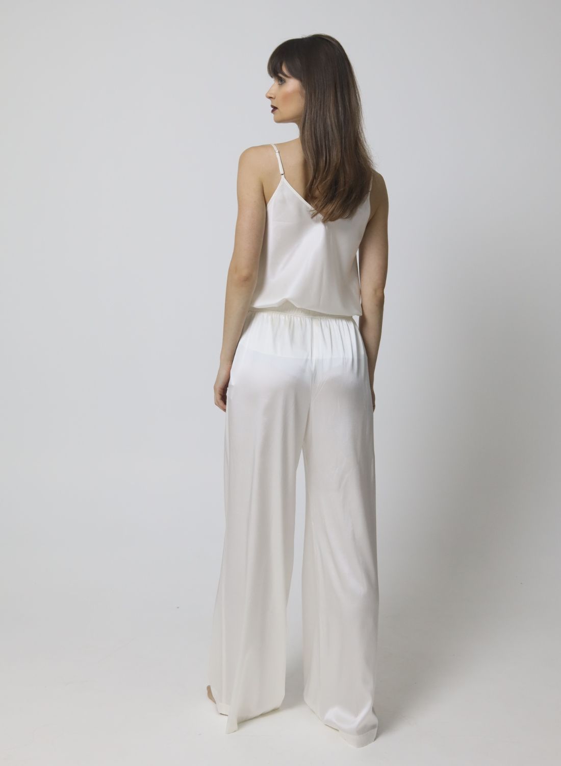 Catrin Silk Spaghetti Top