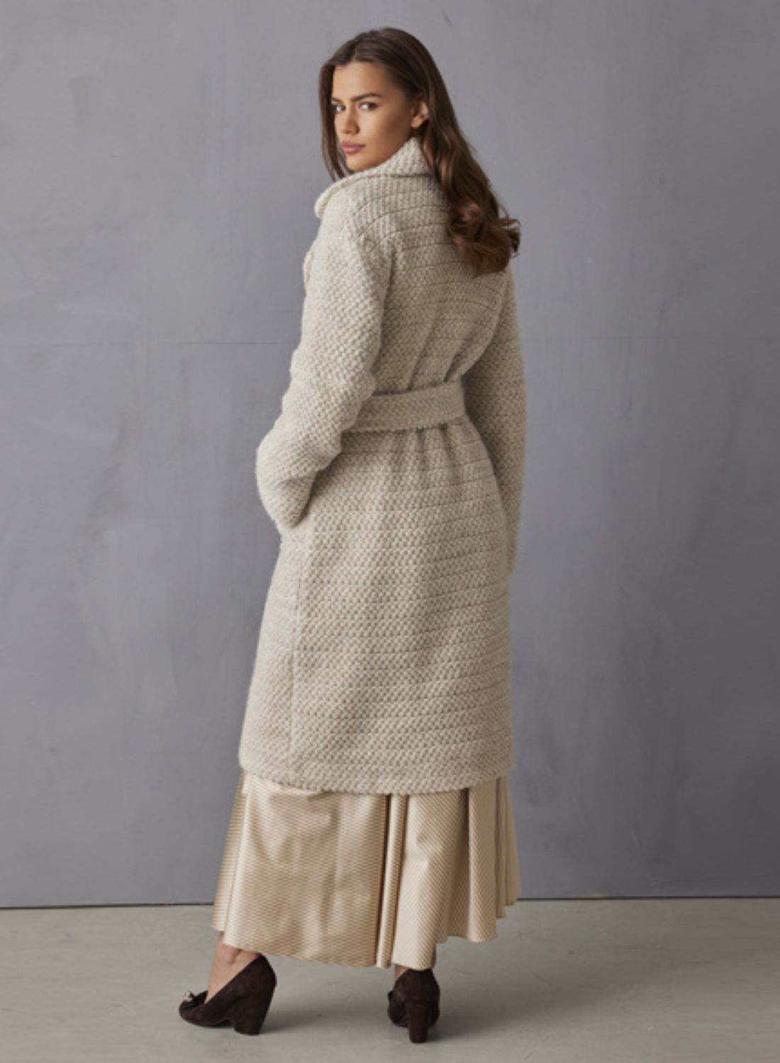 Francis, midi length coat