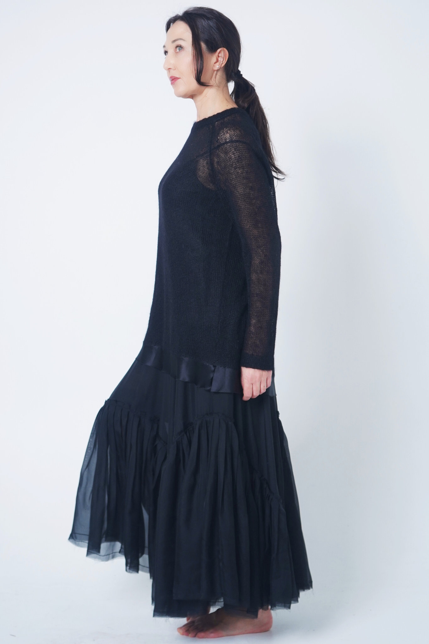 Piona silk skirt