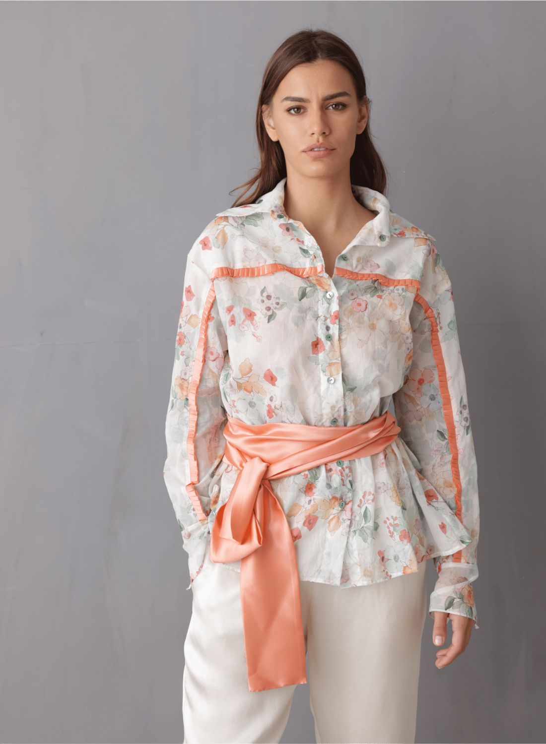 Poet buttoned shirt