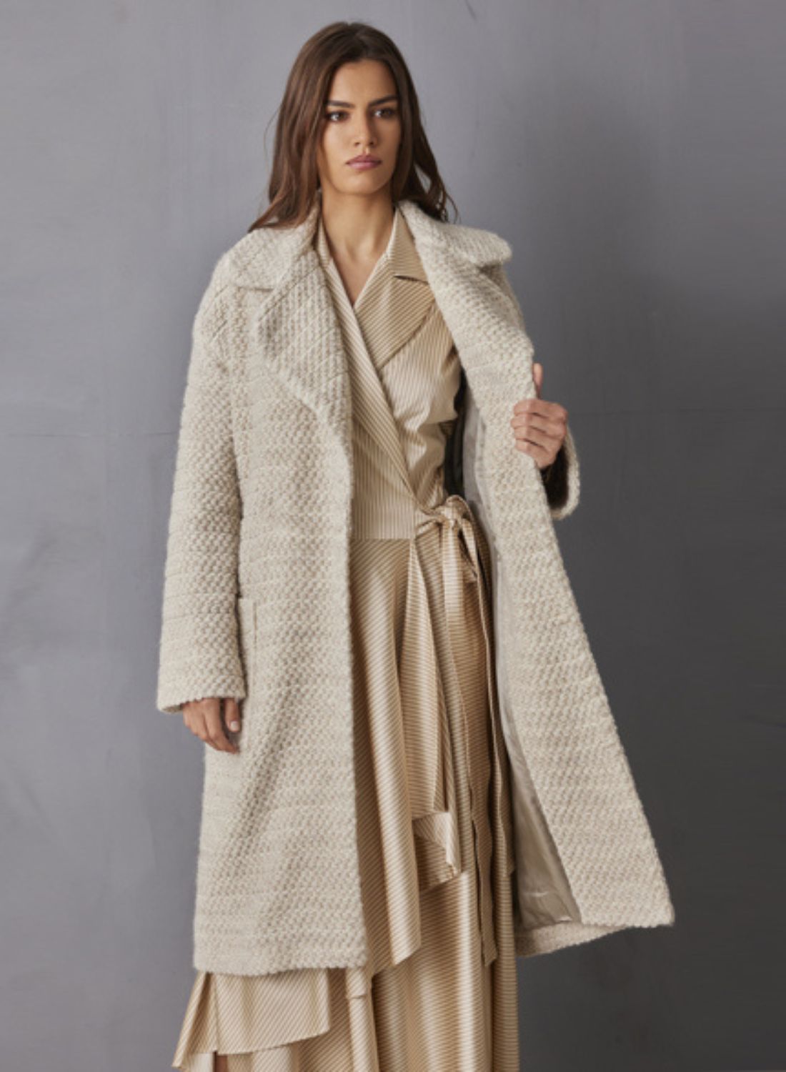 Francis, midi length coat