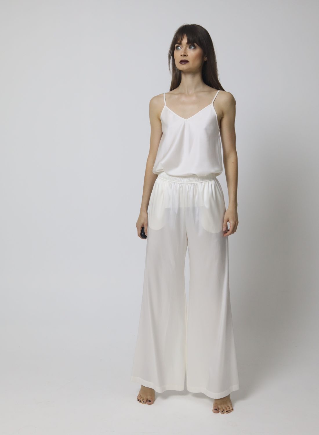 Dafna Palazzo Silk Pants