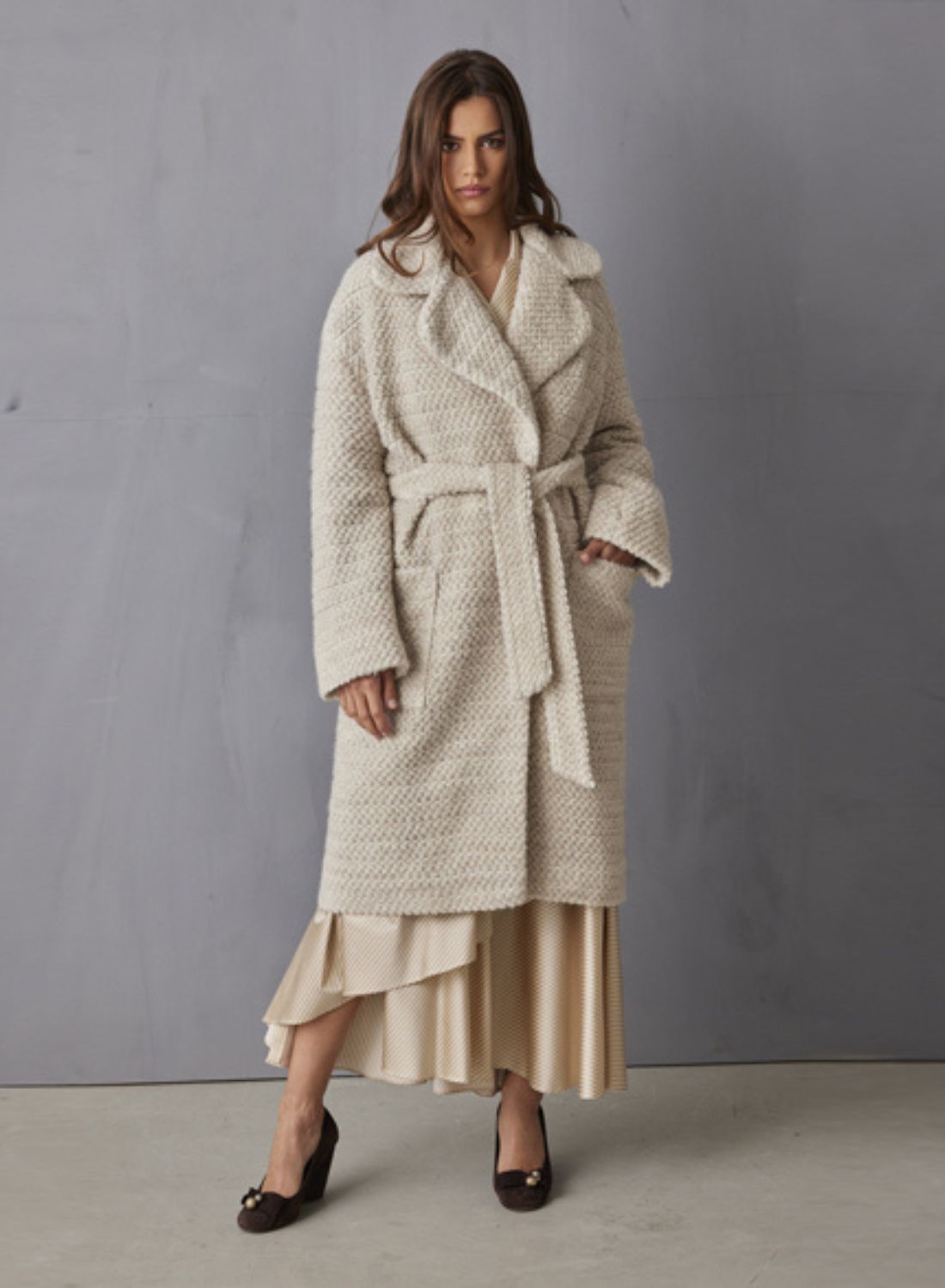 Francis, midi length coat