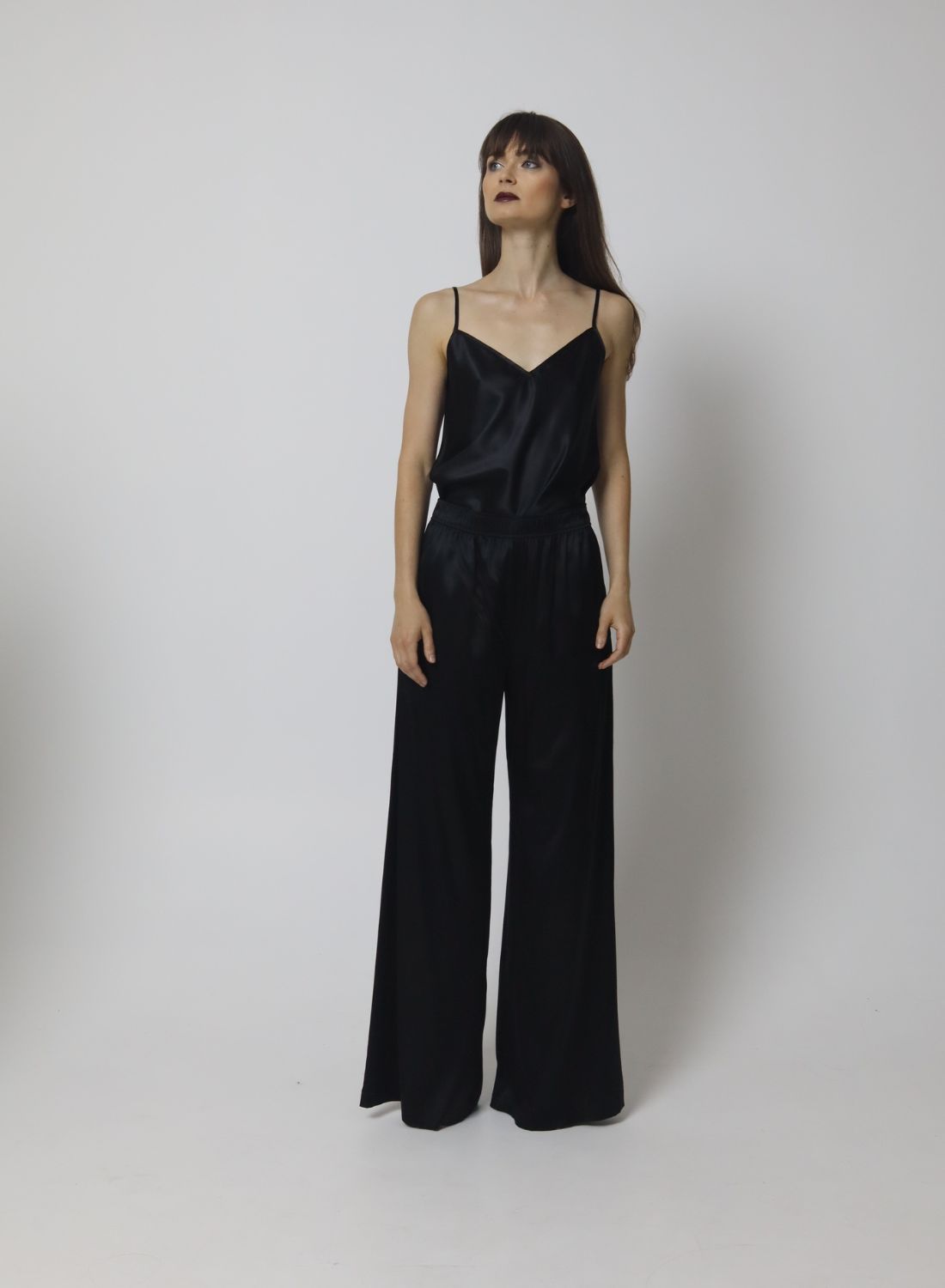 Catrin Silk Spaghetti Top