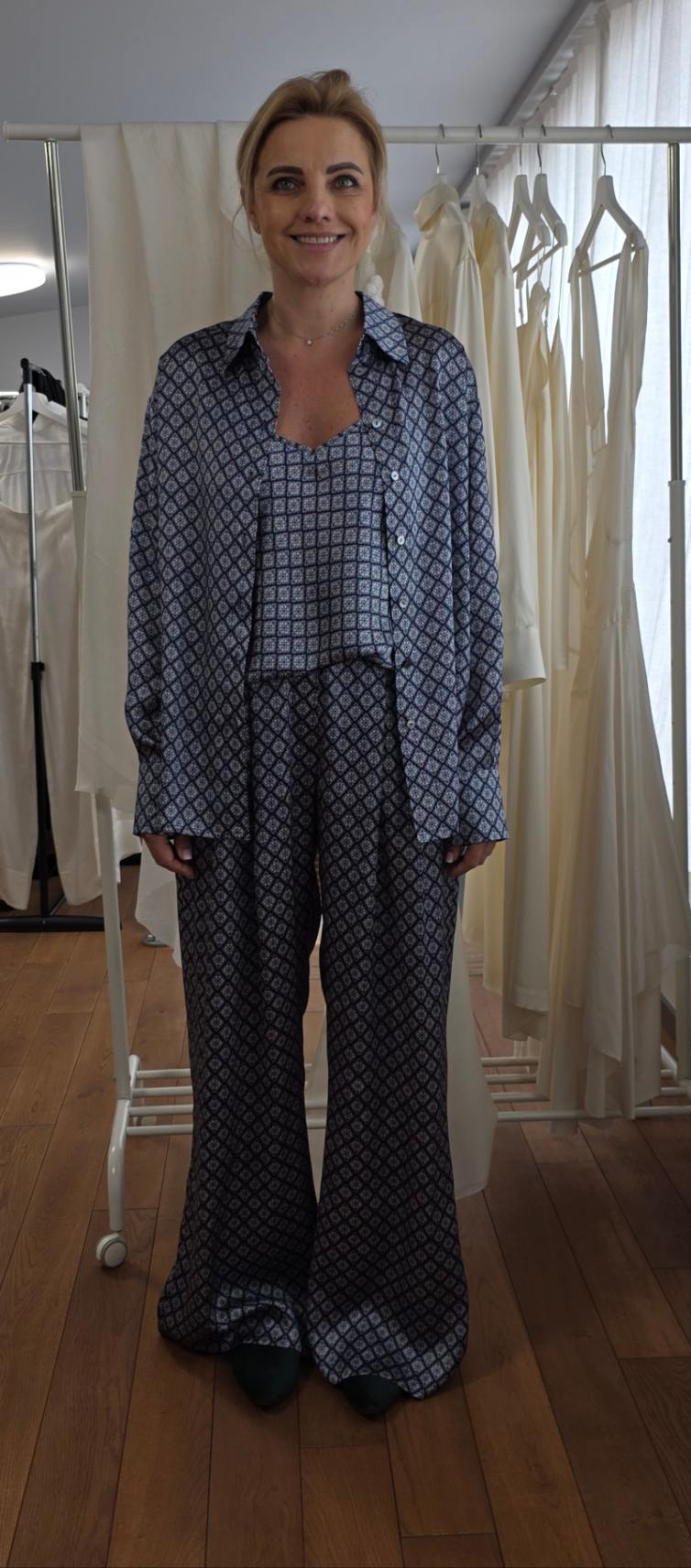 Diana wide lag pants