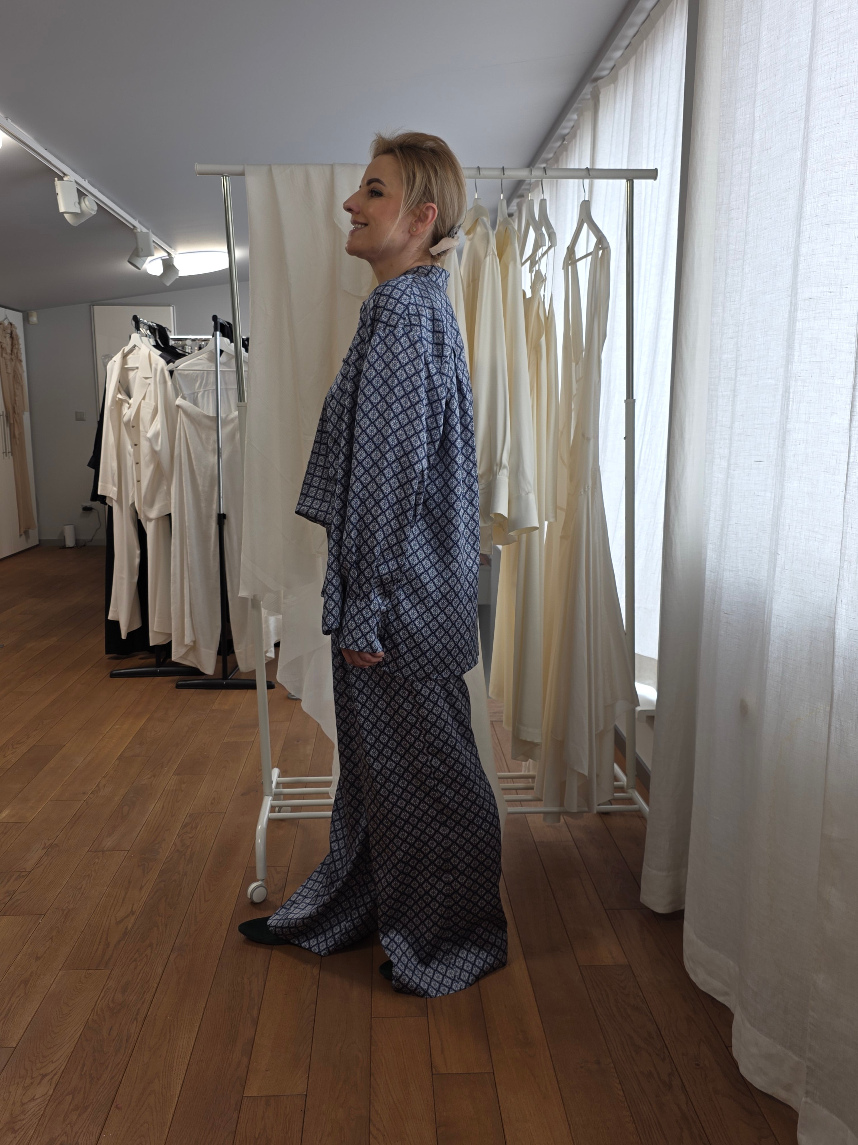Diana wide lag pants