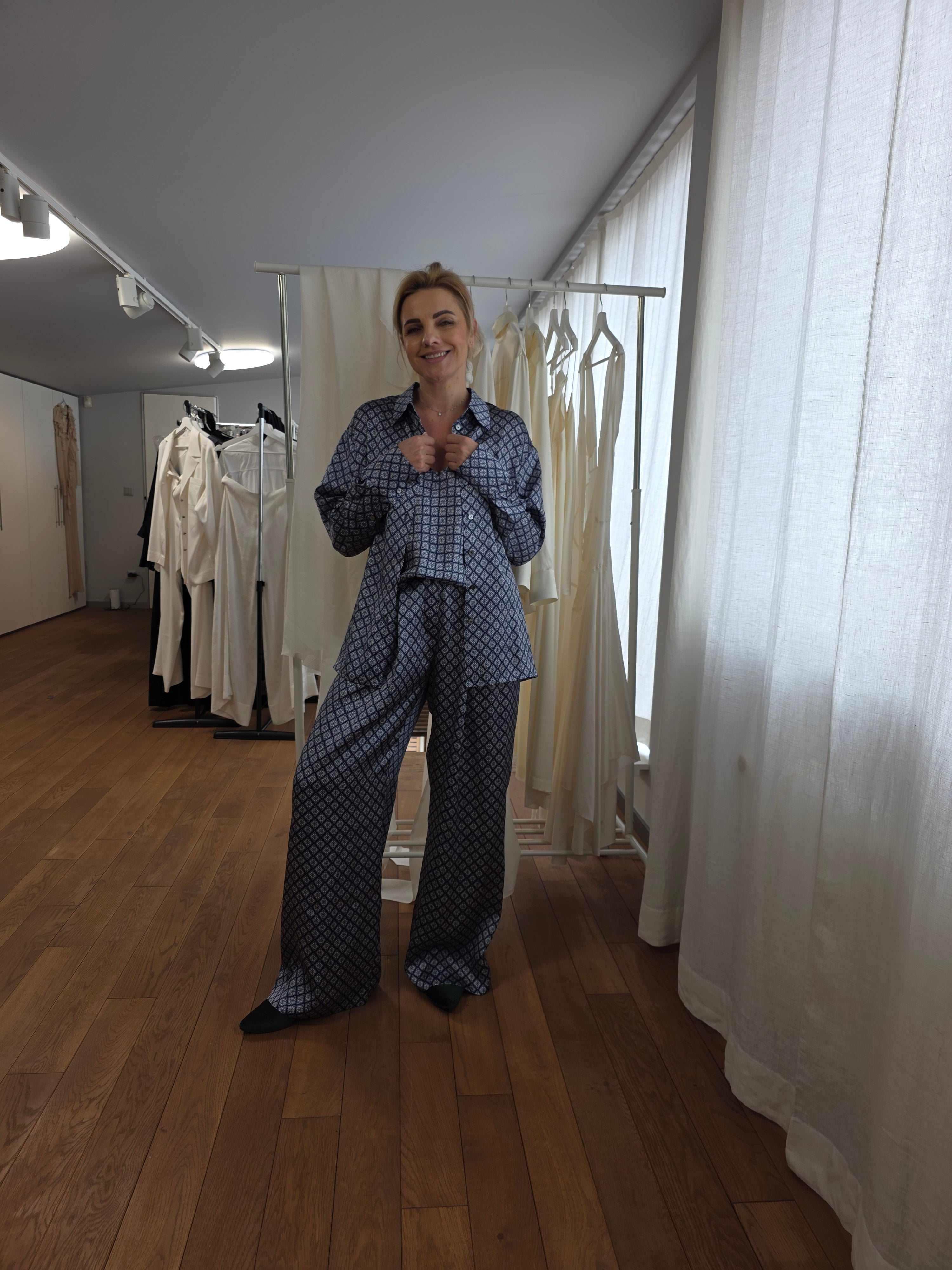Diana wide lag pants