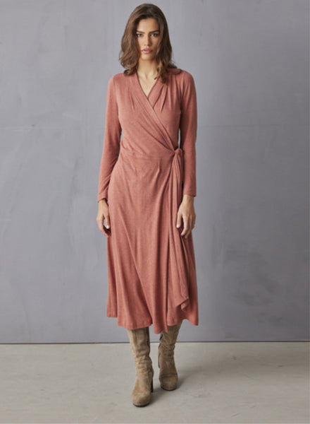 dianna evening wrap dress DIANNA WRAP LINEN MIDI DRESS